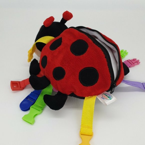 Buckle Toy Becky Ladybug Learning Interactive Plush Collection Zipper Counting - Picture 10 of 11